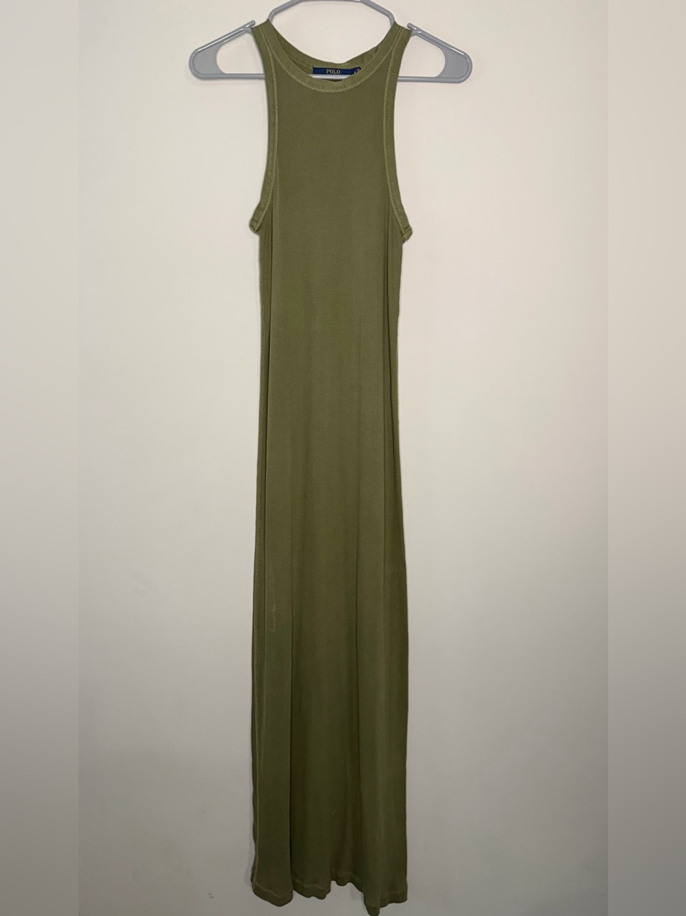 EUC - Polo Ralph Lauren Maxi Dress - Olive Green - Size: S